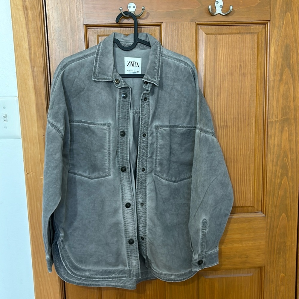 Zara Oversized Denim Shirt